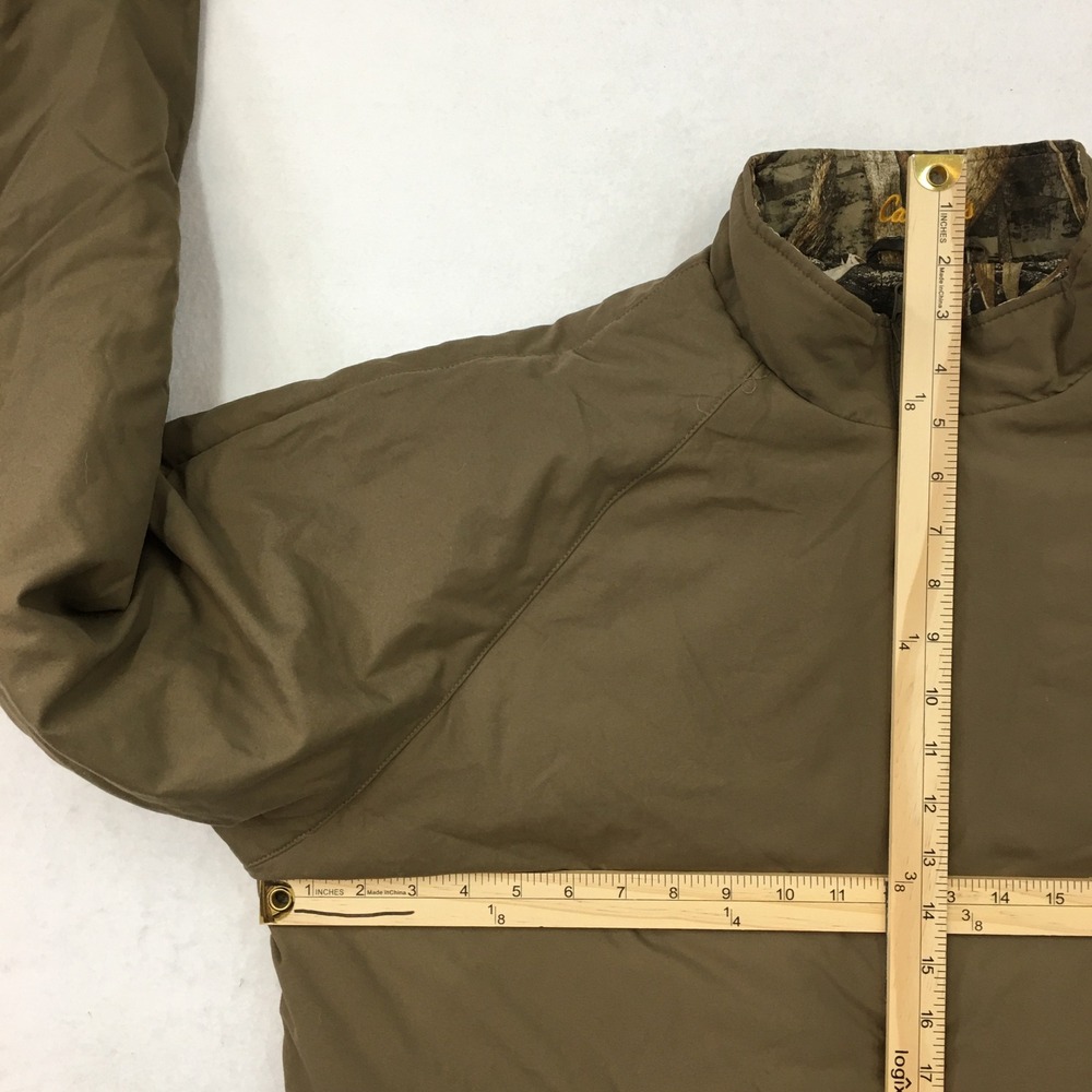 Cabelas Mens Camo Realtree Reversible Insulated Jacket Hunting Fishing XL TG‎ - Picture 11 of 12